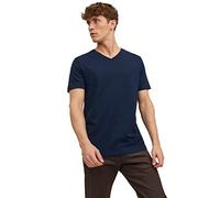 JACK & JONES Camisa Organic Basic SS con cuello en V para hombreXXL