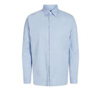 JACK & JONES Camisa Oxford Jprblabushwick para Hombre, L/S, Casual, Azul Cambray/Ajuste: Ajuste Relajado, S, Chambray Blue/Ajuste: Ajuste Relajado, S