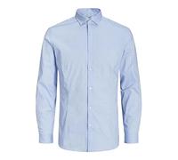 Jack & Jones Camisa para Hombre Super Slim Fit Camisa, Azul Cachemira/Ajuste: Super Delgado, XS