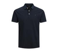 JACK & JONES Camisa Polo Ajustada Hombre JJEPAULOS Lisa Verano Manga Corta Algodón Piqué Talla Grande., Color:Armada, Size:6XL