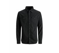 JACK & JONES Camisa vaquera de corte ajustado Jjesheridan negro | XS