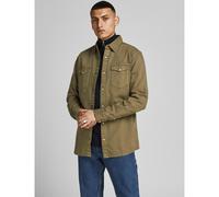 JACK & JONES Camisa vaquera slim fit Jjesheridan. Color Caqui