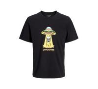JACK & JONES Camiseta amarillo / verde / negro / blanco M amarillo / verde / negro / blanco
