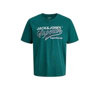 JACK & JONES Jjelogo tee SS O-Neck 2 Col Ss26 Sn, Atlantic Deep, M