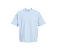JACK & JONES Camiseta azul pastel / offwhite M azul pastel / offwhite