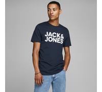 JACK & JONES Camiseta Corp Big Logo. Color Azul Marino