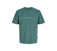 JACK & JONES Camiseta de fútbol 'JCOFUSION' esmeralda / offwhite S esmeralda / offwhite