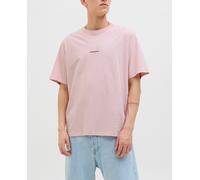 Jack & Jones Camiseta de hombre manga corta con backprint. Rosa S