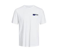 JACK & JONES Jjecorp Logo tee Play SS O-Cuello Noos Camiseta, Blanco 1, L para Hombre