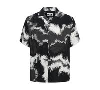 Jack & Jones Camiseta de Manga Corta para Hombre Jcojeff AOP Resort SS Relax, Asfalto/Estampado: Pintura al Agua, L