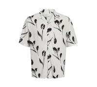 JACK & JONES Camiseta de Manga Corta para Hombre Jjejeff Charge Resort SS Sn, Cloud Dancer, XS