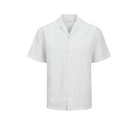 JACK & JONES Camiseta de Manga Corta para Hombre Jjesummer Resort, Blanco, XXL