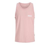 Jack & Jones Camiseta de Tirantes para Hombre con Logo, Pink Icing, L