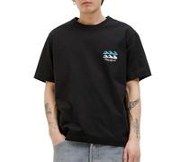 Jack & Jones Camiseta Estampada para Hombre Jorcanggu Summer Picture tee SS Cn, Negro, S