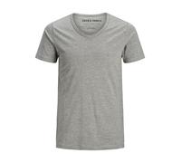 JACK & JONES Camiseta gris moteado M gris moteado