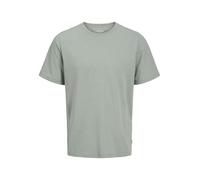 JACK & JONES Camiseta Hombre Color Sólido Cuello Redondo Camiseta, Iceberg Green/Detail:Melange, S