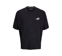 JACK & JONES Camiseta 'JCOCNZ BERLIN' negro / blanco M negro / blanco