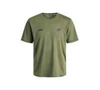 JACK & JONES Camiseta 'JCOCNZ PARIS' oliva / negro XS EUR