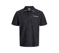 JACK & JONES Camiseta 'JCOLogan Inject' negro moteado / blanco S EUR