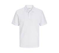 JACK & JONES JjeAUSTIN Polo SS Noos, Blanco/Detalle: clásico, XL
