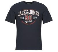 Jack & Jones Camiseta JJELOGO in Azul EU XS