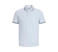 JACK & JONES Camiseta 'JJEPaulos' azul pastel / azul oscuro / blanco S azul pastel / azul oscuro / blanco