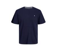 JACK & JONES Camiseta básica de Cuello Redondo para Hombre, Azul Marino, S