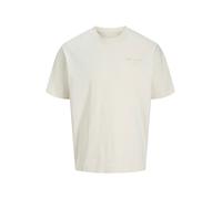 JACK & JONES Camiseta 'JJEURBAN EDGE STUDIO' azul claro / marrón / blanco natural S azul claro / marrón / blanco natural