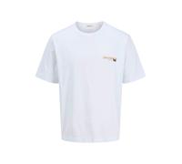 JACK & JONES Camiseta 'JORAcapulco' verde / rosa claro / rojo fuego / blanco XXL verde / rosa claro / rojo fuego / blanco