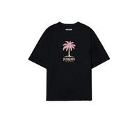 JACK & JONES Camiseta Joralmeria SS Crew Neck FST para Hombre, Negro, XS