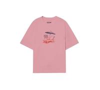 JACK & JONES Camiseta Joralmeria SS Crew Neck FST Pls para Hombre, Tickled Pink, 5XL