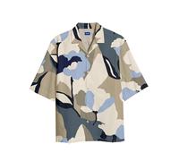 JACK & JONES Camiseta Jorluke Gallery Resort SS TG, Blanco Envejecido., M