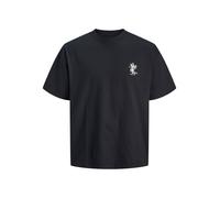 JACK & JONES Camiseta 'JORMAINE' negro / offwhite XXL negro / offwhite