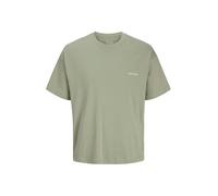 JACK & JONES Camiseta 'JORMONTAUK' oliva / negro / blanco XXL oliva / negro / blanco