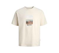 JACK & JONES Camiseta 'JORNorrebro' azul claro / moca / verde / offwhite S azul claro / moca / verde / offwhite