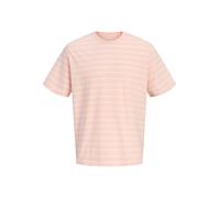 JACK & JONES Camiseta 'JORNorrebro' melocotón / blanco M melocotón / blanco