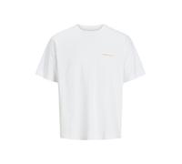 JACK & JONES Camiseta 'JORPAROS EASTER' amarillo / blanco S amarillo / blanco