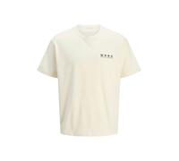 Camiseta jack and jones jorsnake hombre antique white S
