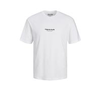 JACK & JONES Camiseta 'JORVesterbro' negro / blanco, Talla XXL