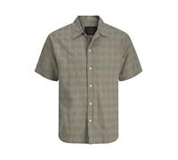 JACK & JONES Camisa gris / caqui L gris / caqui