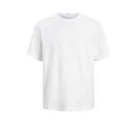 JACK & JONES Camiseta Masculina Impresa Camiseta, Blanco Brillante, XL