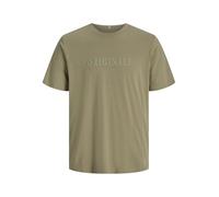 Jack & Jones Camiseta Masculina Impresa Camiseta, Silver Sage, S
