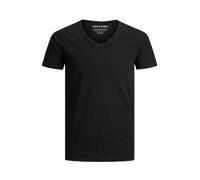 Jack & Jones Basic V-neck Tee S/S Noos Camiseta, Black C N 010, XL Hombre
