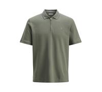JACK & JONES Jjeaustin Zip Polo SS Sn, Verde ágave, S Hombres
