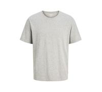 JACK & JONES Camiseta para Hombre Color sólido Camiseta, Gris Claro, L