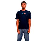 Camiseta de manga corta Jjecorp Hombre Talla L. Color Azul