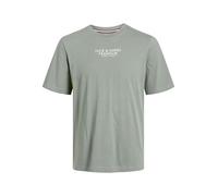 JACK & JONES Camiseta para Hombre con Logo, Iceberg Green, S