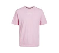 JACK & JONES Camiseta para Hombre con Logo, Pink Nectar, M
