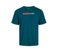 JACK&JONES PLUS Jjecorp Logo tee Play SS O-n Noos Pls Camiseta, Azul petróleo Oscuro, 4XL para Hombre