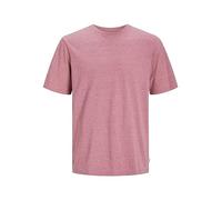 Jack & Jones Camiseta para Hombre Jjeorganic Melange tee SS O-Neck Noos, Mesa Rose/Detalle: Melange, S